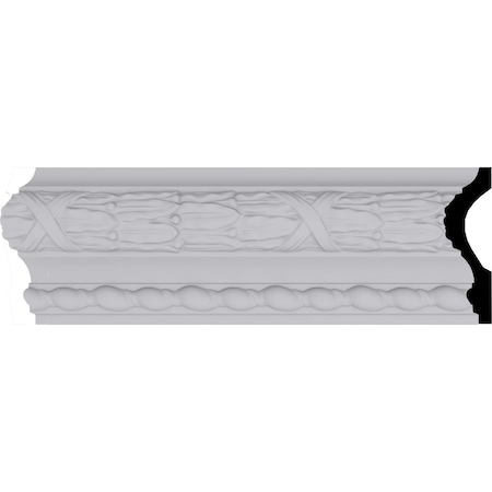 Ekena Millwork Chair Rail, High Density Urethane, 96 in L, 5 in H MLD05X01DU